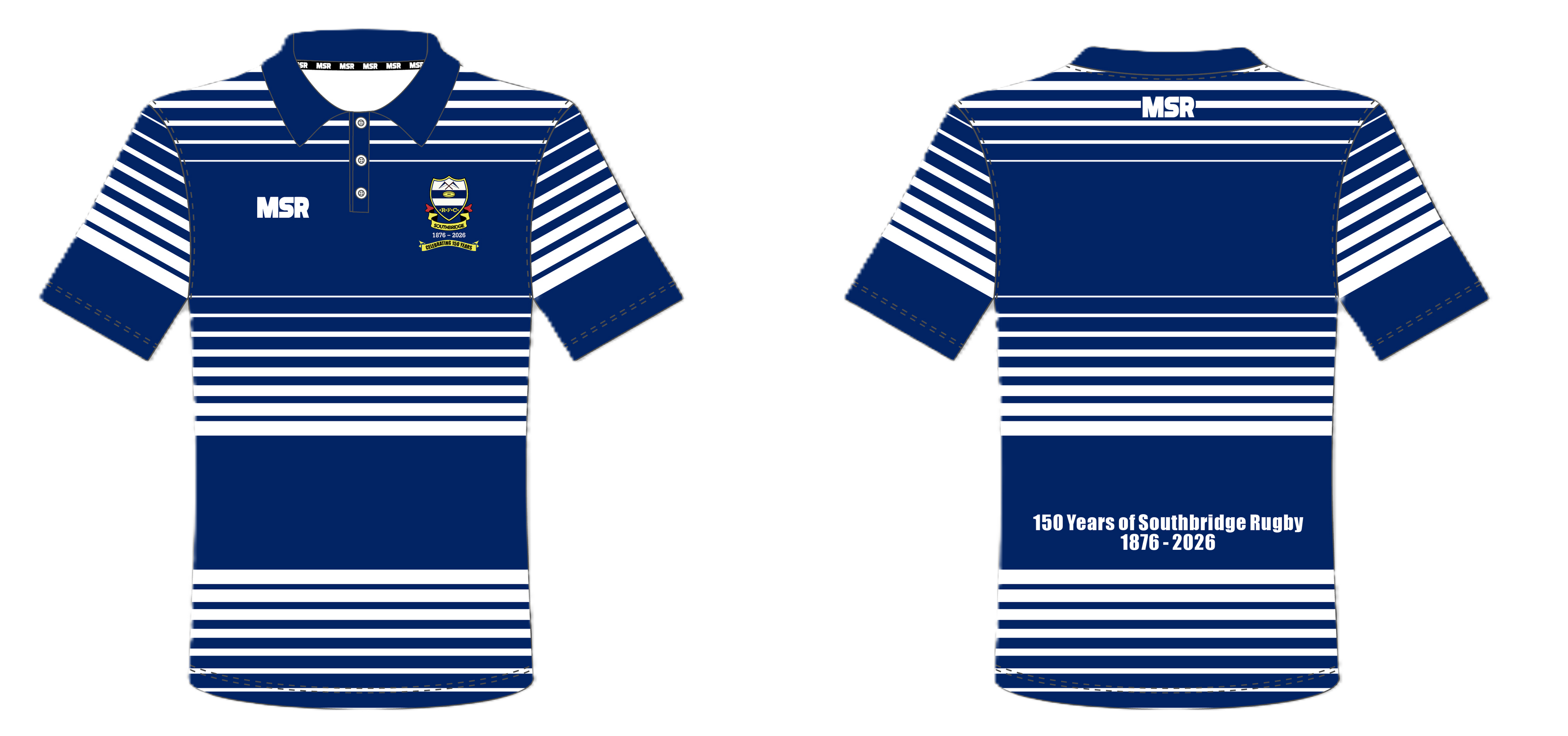 SRFC 150th Supporters Polo Shirt Retro (2001)