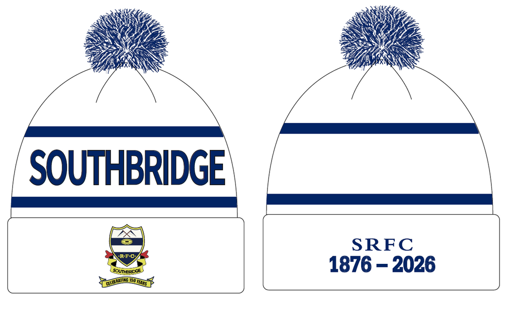 10.  SRFC 150th Beanie - White