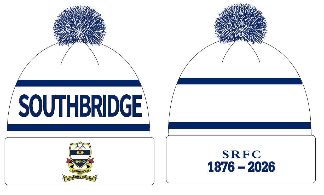 10.  SRFC 150th Beanie - White
