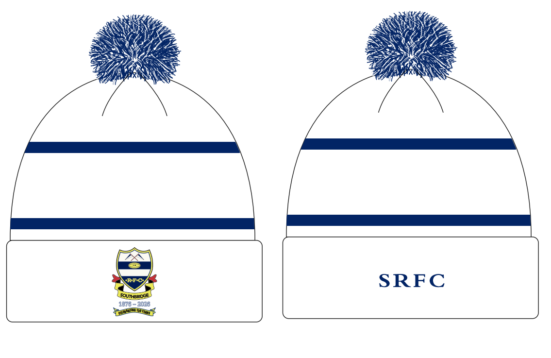 SRFC 150th Beanie - White