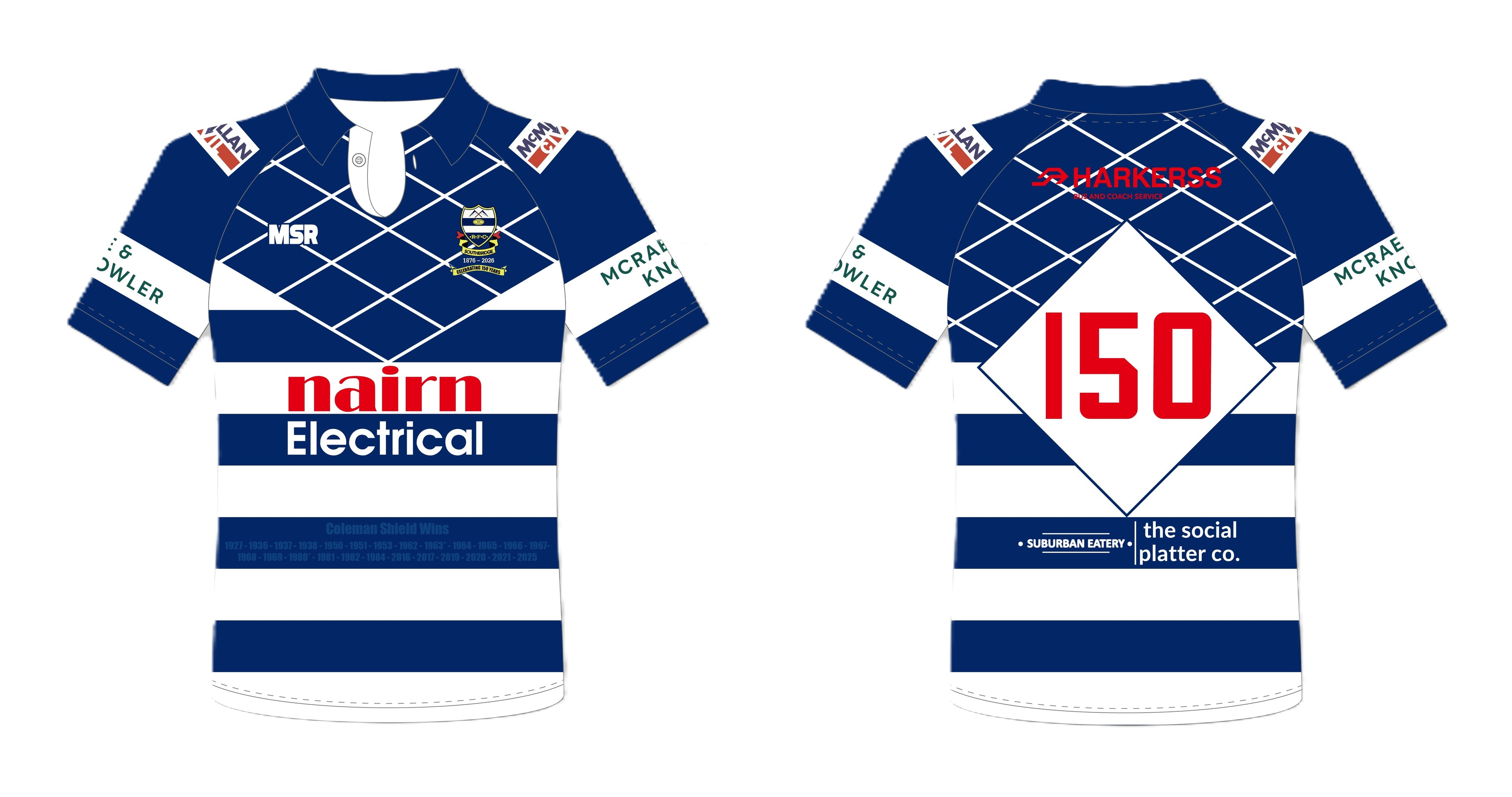 SRFC 150th Replica Playing Jersey