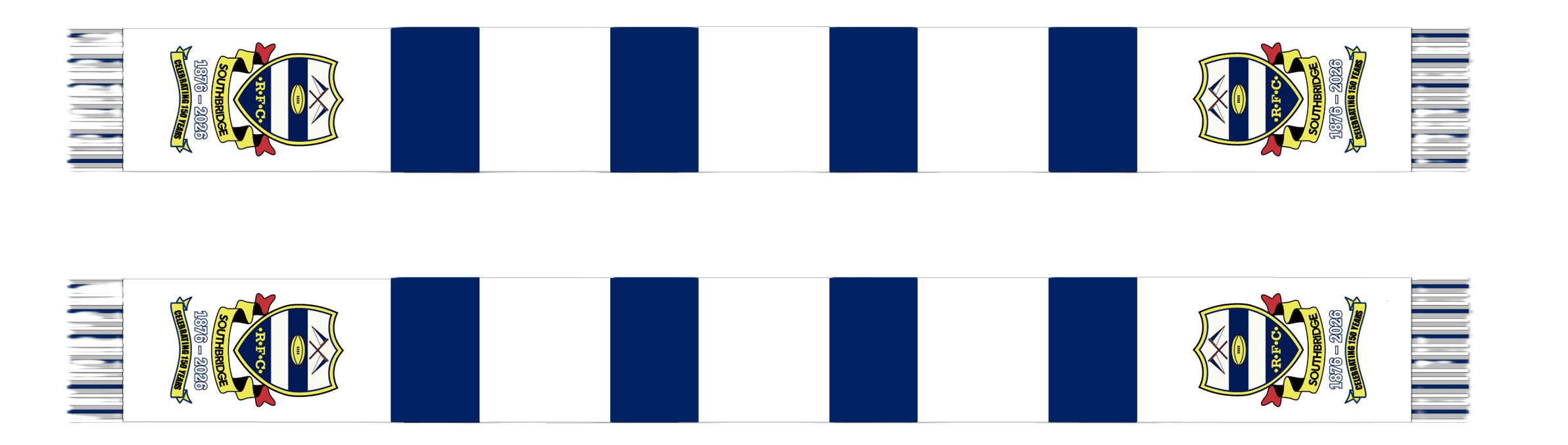 SRFC 150th Scarf - White